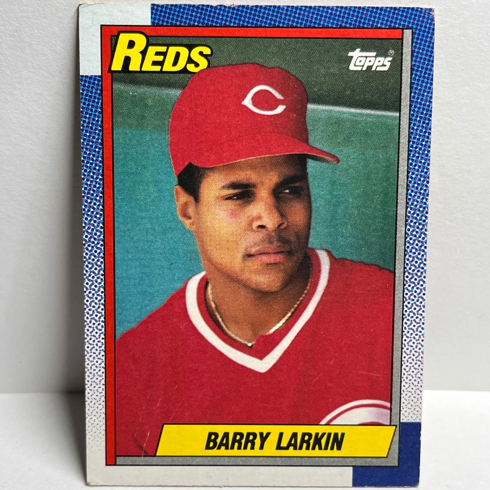 Mint Condition: 1990 Barry Larkin - Topps Trading Card